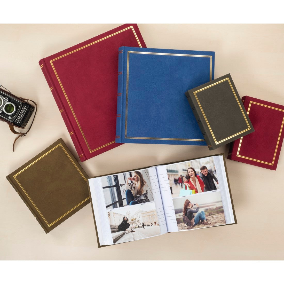 Hama London Photo Album - Red, 80 Sheets, 10 x 15 cm - Model 00007157