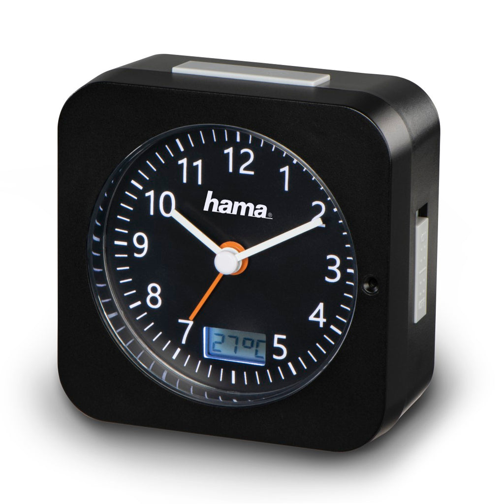 Hama Funkwecker Multi Black DCF Radio-Controlled Clock (00186448)