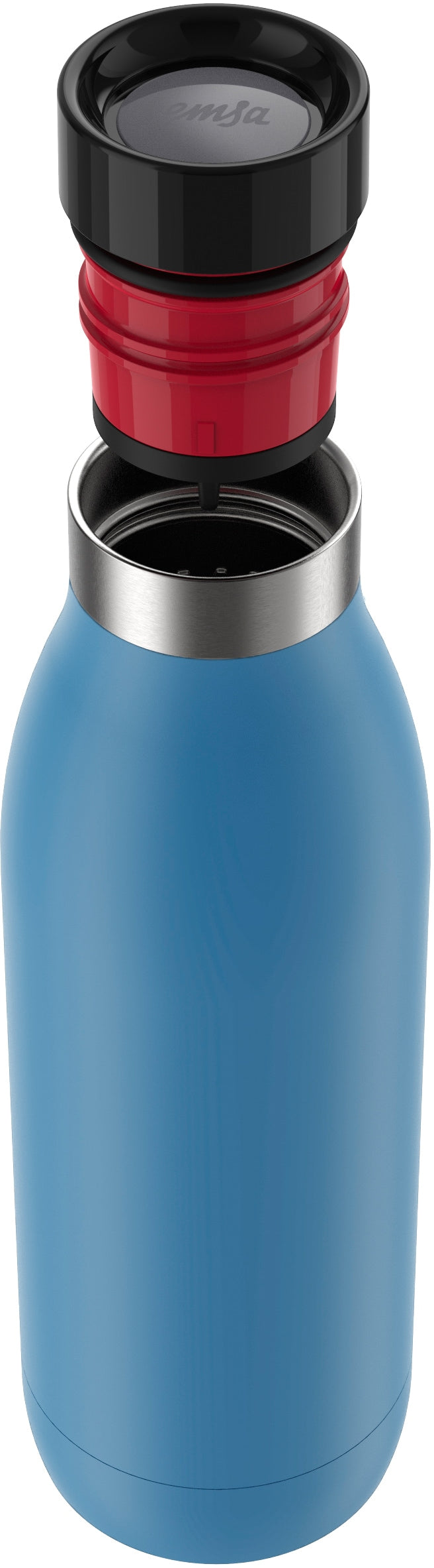 Emsa Bludrop Drinking Bottle 0.5 L, Basic Aqua Blue (N3110300)