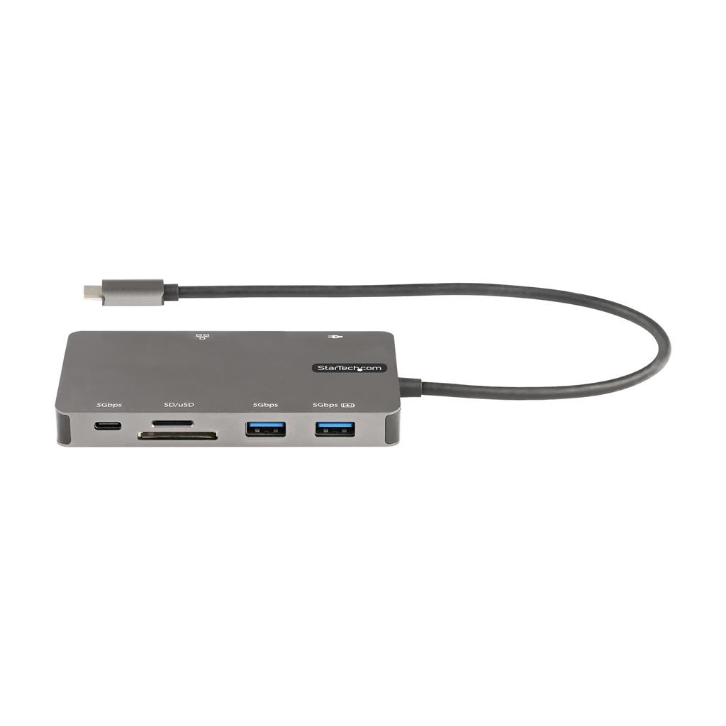 StarTech.com DKT30CHVSDPD Notebook-Dockingstation & Portreplikator Verkabelt USB 3.2 Gen 1 (3.1 Gen 1) Type-C grey (DKT30CHVSDPD)