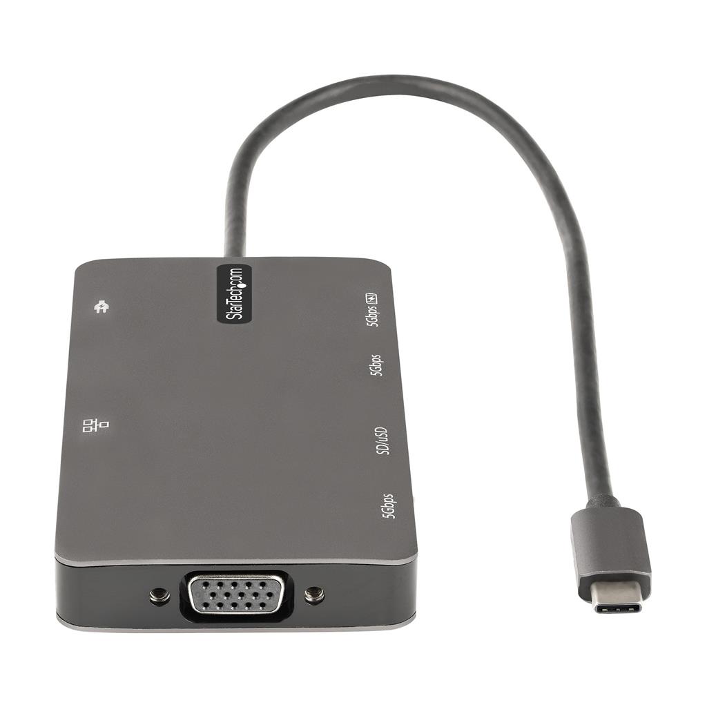 StarTech.com DKT30CHVSDPD Notebook-Dockingstation & Portreplikator Verkabelt USB 3.2 Gen 1 (3.1 Gen 1) Type-C grey (DKT30CHVSDPD)