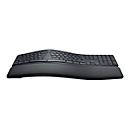 Logitech Bluetooth Keyboard with Semi-mechanical Keys - Full-size, Adjustable Height, Graphite