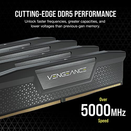 CORSAIR Vengeance - DDR5 - 32 GB Kit (2 x 16 GB) - DIMM 288-PIN - 5200 MHz/ PC5-41600 - CL40 - Unbuffered -