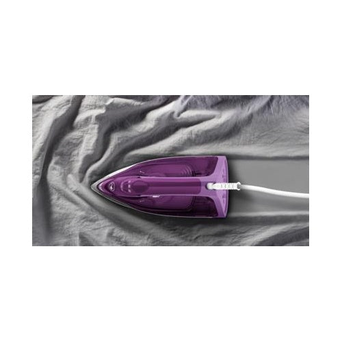 Tefal FV2836 Trocken- & Dampfbügeleisen Keramik-Bügelsohle 2400 W Violett - Weiß (FV2836E0) afbeelding 1