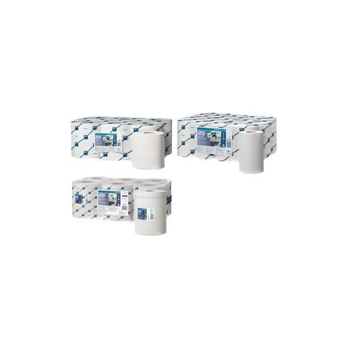 TORK Reflex Mehrzweck-Putzrolle, 1-lagig, weiß, 113,9 m Papierwischtücher, Tissue, perforiert, geprägt, ideal für - 6 Stück (473412) afbeelding 1