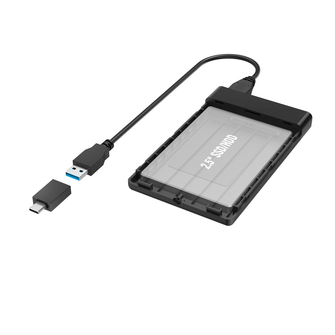 Hama 2.5" SATA Enclosure USB 3.2 Gen 1 Black (00200760) 6Gb/s