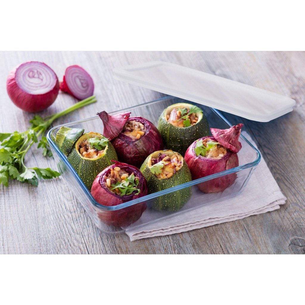 Pyrex Cook & Freeze Rectangular Oven Dish 2.6 L - Borosilicate Glass - 25 x 19 x 8 cm