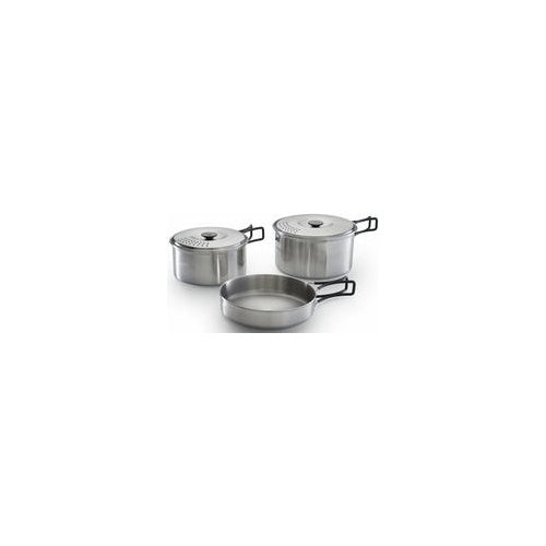 Camping Gaz Topf-Set Camping Kit 5-teilig edelstahl 2 Töpfe+ 2 Deckel+ 1 (2197184) afbeelding 1