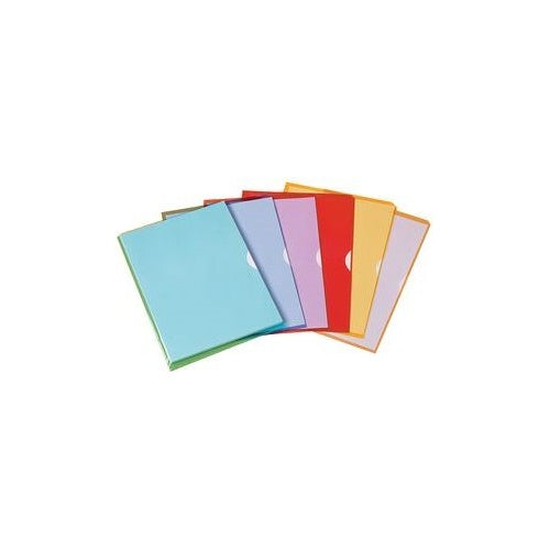 ELBA Sichthüllen DIN A4 Fard'Liss, PVC 0,18 mm, grün oben und rechts offen, 2 seitliche Greiflöcher (100206698) afbeelding 1