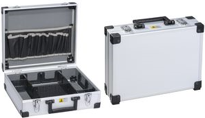 allit AluPlus - Tool Case >L< 36 - Silver - Empty - Lockable