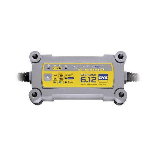 GYS FLASH 6.12 029378 Automatikladegerät 12 V 6 A (029378) afbeelding 1