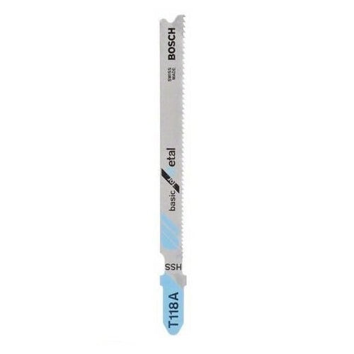 Bosch 2 608 631 964 jigsaw/scroll saw/reciprocating saw blade Jigsaw blade High-Speed Steel (HSS) 100 pc(s) afbeelding 1