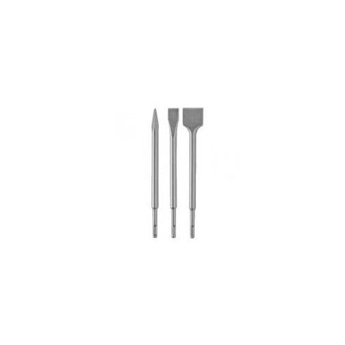 Bosch - Meißelsatz - für Beton, Mauerwerk, Granit - flach, Punkt, Spaten - 3 Stücke - SDS-plus - Länge: 250 mm afbeelding 1