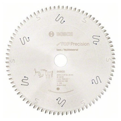 Bosch 2 608 642 098 circular saw blade 25.4 cm 1 pc(s) afbeelding 1