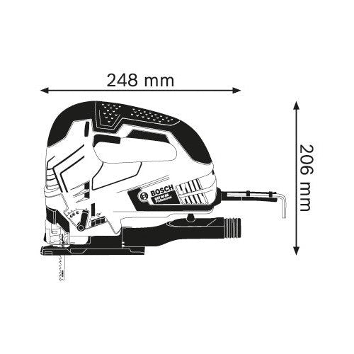 Bosch Elektrowerkzeuge power jigsaw 650 W 2.6 kg afbeelding 2