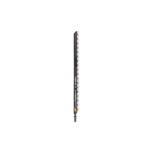 Bosch Precision for Soft Material T 1013 AWP - Stichsägenblatt - für Pappkarton, Leder, Kautschuk, Teppich, Faserisolierung, Polystyren (PS) - 3 Stücke - T-Schaft - Länge: 250 mm (2608667396) afbeelding 1