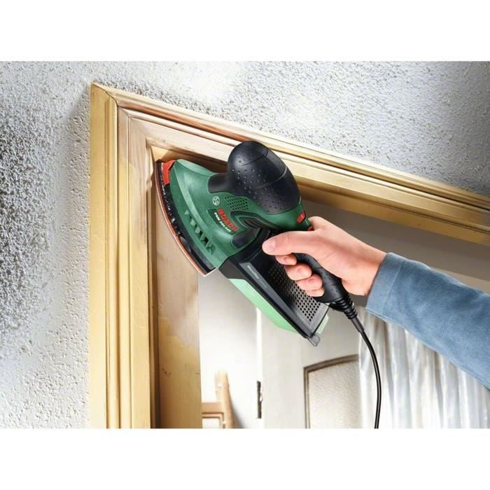 Ponceuse Multi Bosch - PSM 200 AES (Livrée avec 2 feuilles abrasives, Plateau de Ponçage et Coffret) afbeelding 5