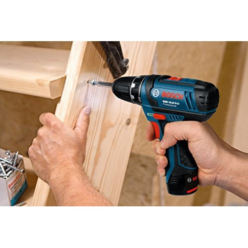 Bosch Light Series GSR 10,8-2-LI Professional - Bohrer/Schrauber - schnurlos - 2 Geschwindigkeiten - Bohrfutterschlüssel 10 mm - 30 N·m - 2 Akkus - 10.8 V afbeelding 3