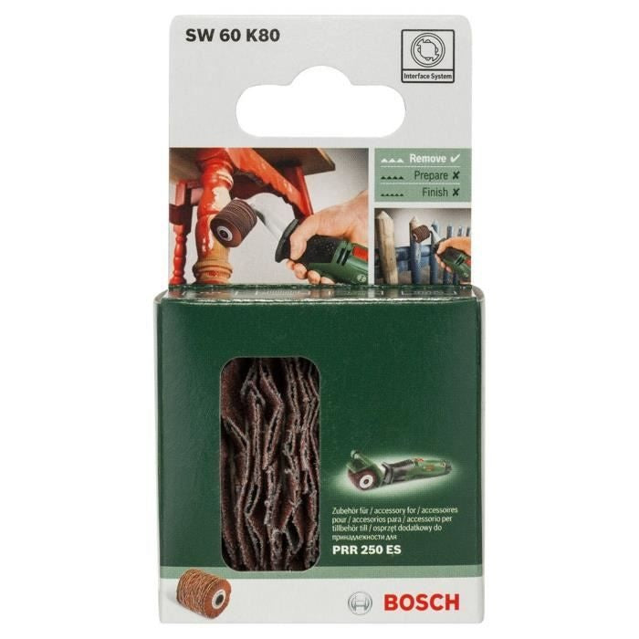 Rouleau flexible PRR 60mm G80 - BOSCH - Ponçage bois, métal et matiere synthétique afbeelding 2