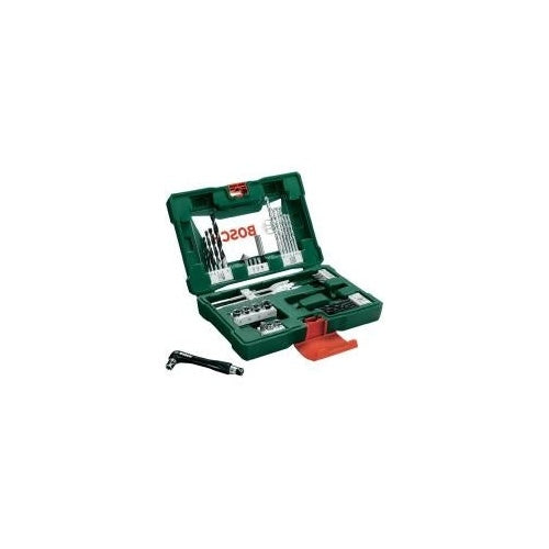 Bosch V-Line - Schraubendreher- und Bohrer-Bitsatz - für Holz, Metall, Stein - Kegelsenker, Spiralbohrer, Forstnerbohrer - 41 Stücke - torx, phillips, pozidriv, hex, slot - 6 mm, 8 mm, 9 mm, 10 mm, 11 mm, 13 mm (2607017316) afbeelding 1
