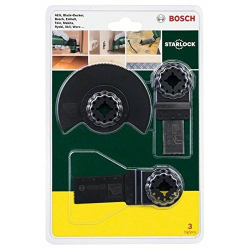 Bosch Accessories 2607017323 PMF Multifunktionswerkzeug-Zubehör-Set 3teilig 1 Set afbeelding 2