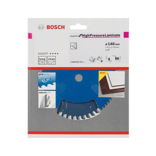 Bosch Accessories Expert for High Pressure Laminate 2608644131 Kreissägeblatt 140 x 20 x 1.3 mm Zähneanzahl: 42 1 St. afbeelding 1