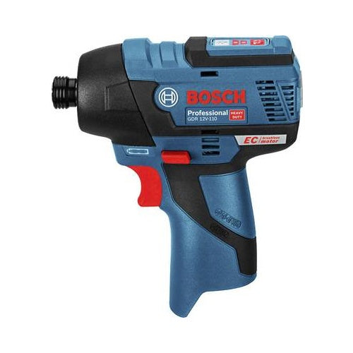 Bosch GDR 12V-110 Professional - Schlagschrauber - schnurlos - 2 Geschwindigkeiten - 1/4" -Inbuseinsatz - 110 N·m - ohne Batterie - 12 V (06019E0003) afbeelding 1