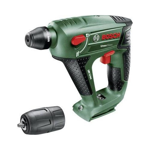 Bosch Uneo Maxx - Bohrhammer - schnurlos - 2 Modi - SDS-Quick - 0,6 Joules - ohne Batterie - 18 V (060395230C) afbeelding 1
