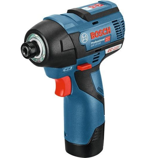 Bosch GDR 12V-110 Professional - Schlagschrauber - schnurlos - 2 Geschwindigkeiten - 1/4" -Inbuseinsatz - 110 N·m - 2 Akkus - 12 V (06019E0005) - 3165140910682 - image 1