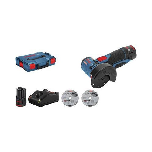 Bosch GWS 12V-76 Professional - Winkelschleifer - 76 mm - 2 Akkus - 12 V (06019F200B) afbeelding 1