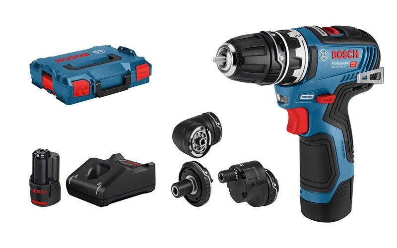 Bosch GSR 12V-35 FC Professional - Bohrer/Schrauber - schnurlos - 2 Geschwindigkeiten 10 mm - 35 N·m - 2 Akkus - 12 V (06019H3000) - 3165140936910 - image 2