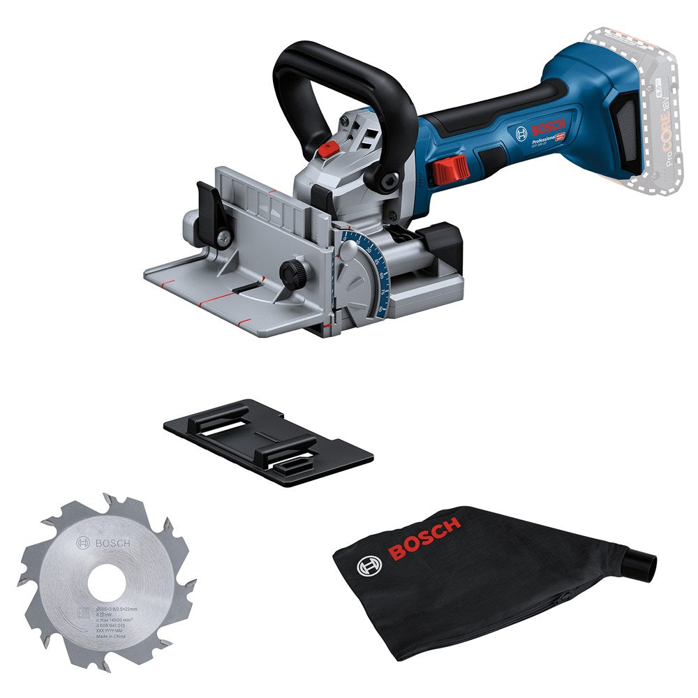 Bosch GFF 18V-22 Professional Solo Cordless Flat Dowel Cutter - 18 Volt - Without Battery - 0601620100