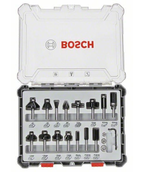 Bosch - Fräskopf - für Weichholz, Hartholz - 15 Stücke afbeelding 4