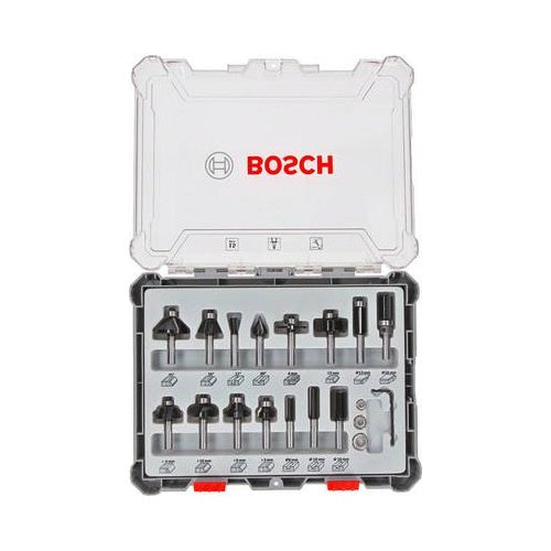 Bosch - Fräskopf - für Holz, Weichholz, Hartholz - 15 Stücke afbeelding 1