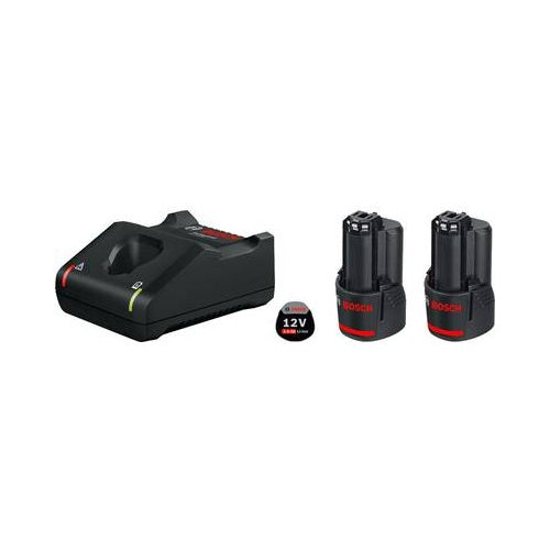 Bosch Professional 2 x GBA 12V 2.0Ah + GAL 12V-40 Professional 1600A019R8 afbeelding 1