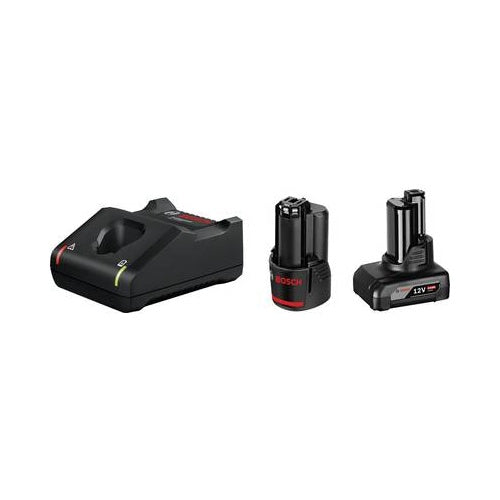 Bosch 1 x GBA 12V 2.0Ah + 1 x GBA 12V 4.0Ah + GAL 12V-40 Professional Haushaltsbatterie AC (1600A01NC9) afbeelding 1