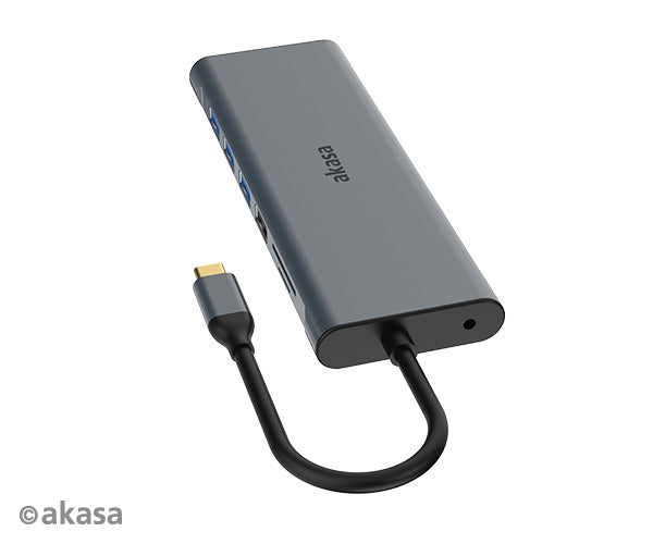 Akasa AK-CBCA28-18BK Laptop Docking Station USB 3.2 Gen 1 Type-C