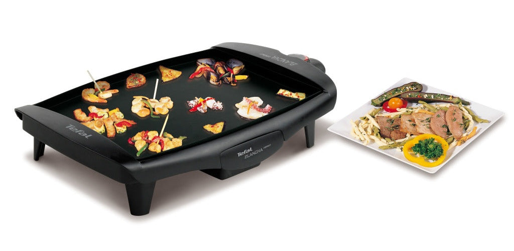 Tefal CB5005 Plancha Compact Tafelgrill 1800W Zwart afbeelding 1