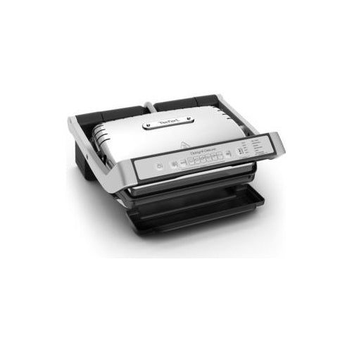 Tefal GC707D - Schwarz - Edelstahl - Rechteckig - Gitter - 600 cm² - Druckgussaluminum - 2000 W (GC707D) afbeelding 1