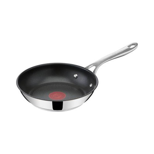 Tefal Jamie Oliver Cooks Direct On. Form: Rund, Typ: Allzweckpfanne, Produktfarbe: Edelstahl. Durchmesser (mm): 24 cm (E3040444) afbeelding 1