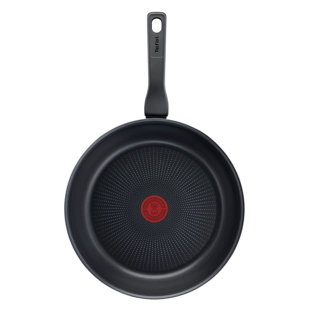 Tefal XL Force Frying Pan 28 cm Black - Durable Non-Stick Cookware for Family Meals