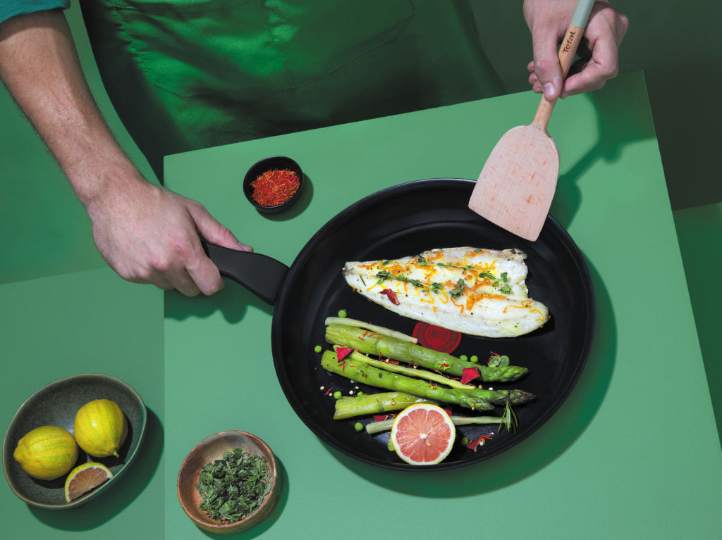Renew Black Eco-Friendly Ceramic Frying Pan, 28 cm, Multifunctional