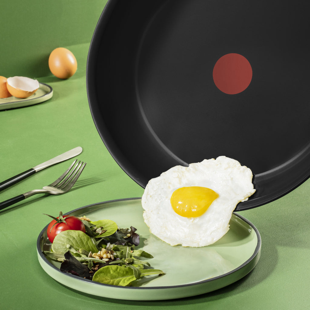 Renew Black Eco-Friendly Ceramic Frying Pan, 28 cm, Multifunctional