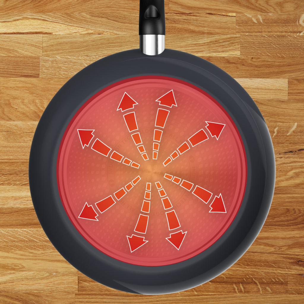 Tefal Change Black Ceramic Wok Pan 28 cm Black C47619