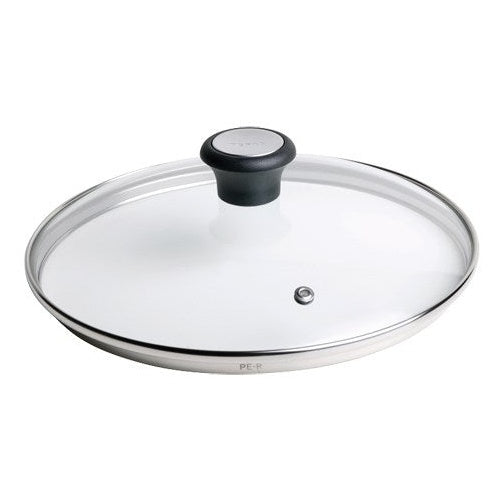 Tefal 28097612 pan lid Round Black  Stainless steel  Transparent afbeelding 1