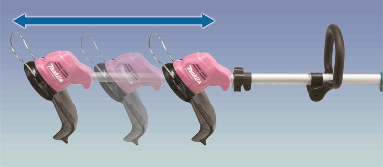Makita String Trimmer 12V UR100DSAP pink 1x2 0Ah