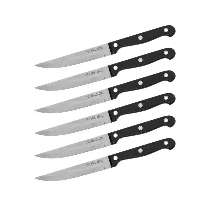 Lot de 6 couteaux a steak - NIROSTA - 21 cm - 3176230992105 - afbeelding 1