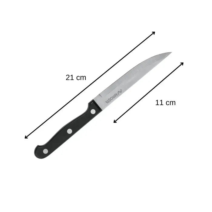 Lot de 6 couteaux a steak - NIROSTA - 21 cm - 3176230992105 - afbeelding 4