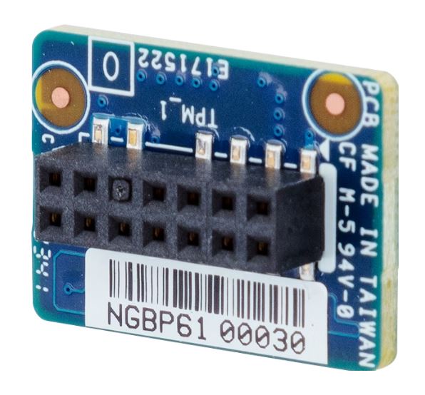 Gigabyte CTM012 TPM 2.0 Modul SPI Infineon SLB9672VU2.0 20,32 x 14,73 mm