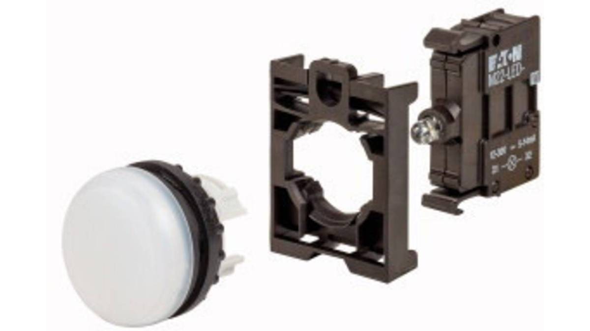 Eaton M22-L-W-LED-BVP Indicator Light - White - 1 pc.